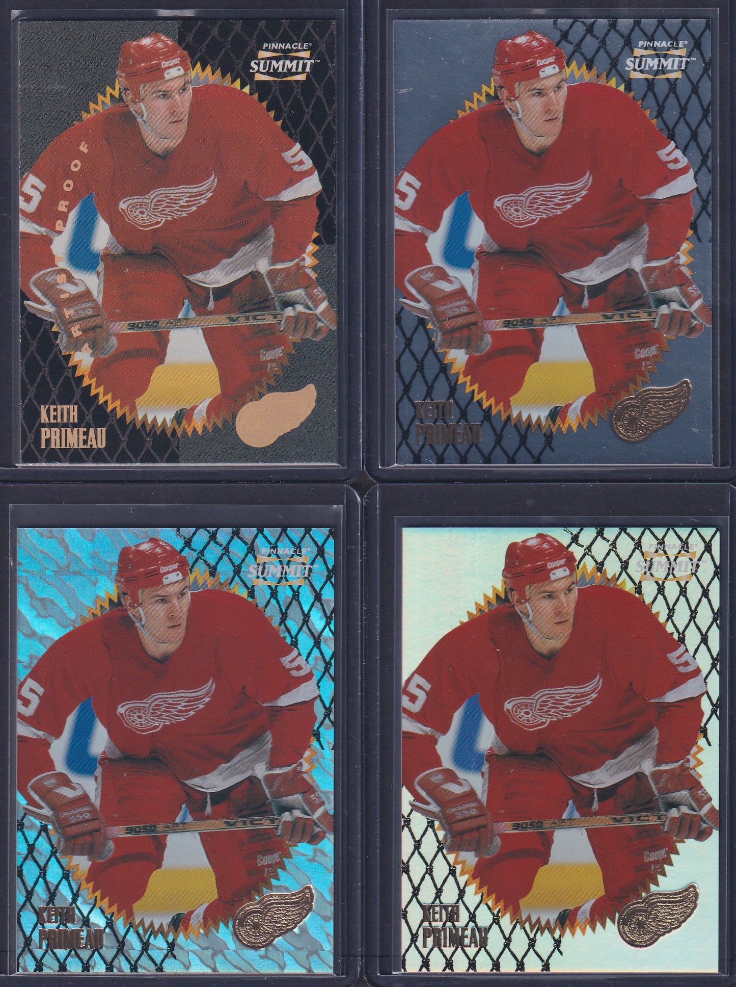 KEITH PRIMEAU - 1996 Pinnacle Summit Metal, Premium Stock, Ice, Artist Proof #16