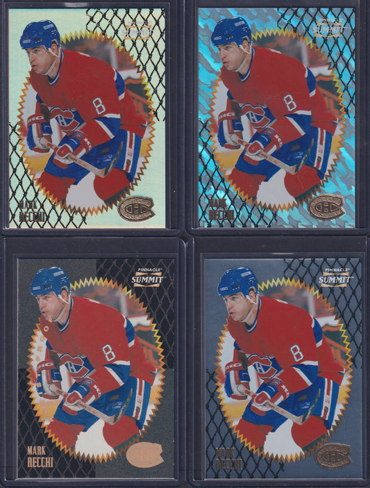 MARK RECCHI - 1996 Pinnacle Summit Metal, Premium Stock, Ice, Artist Proof #17