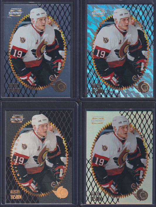 ALEXEI YASHIN - 1996 Pinnacle Summit Metal, Premium Stock, Ice, Artist Proof #34