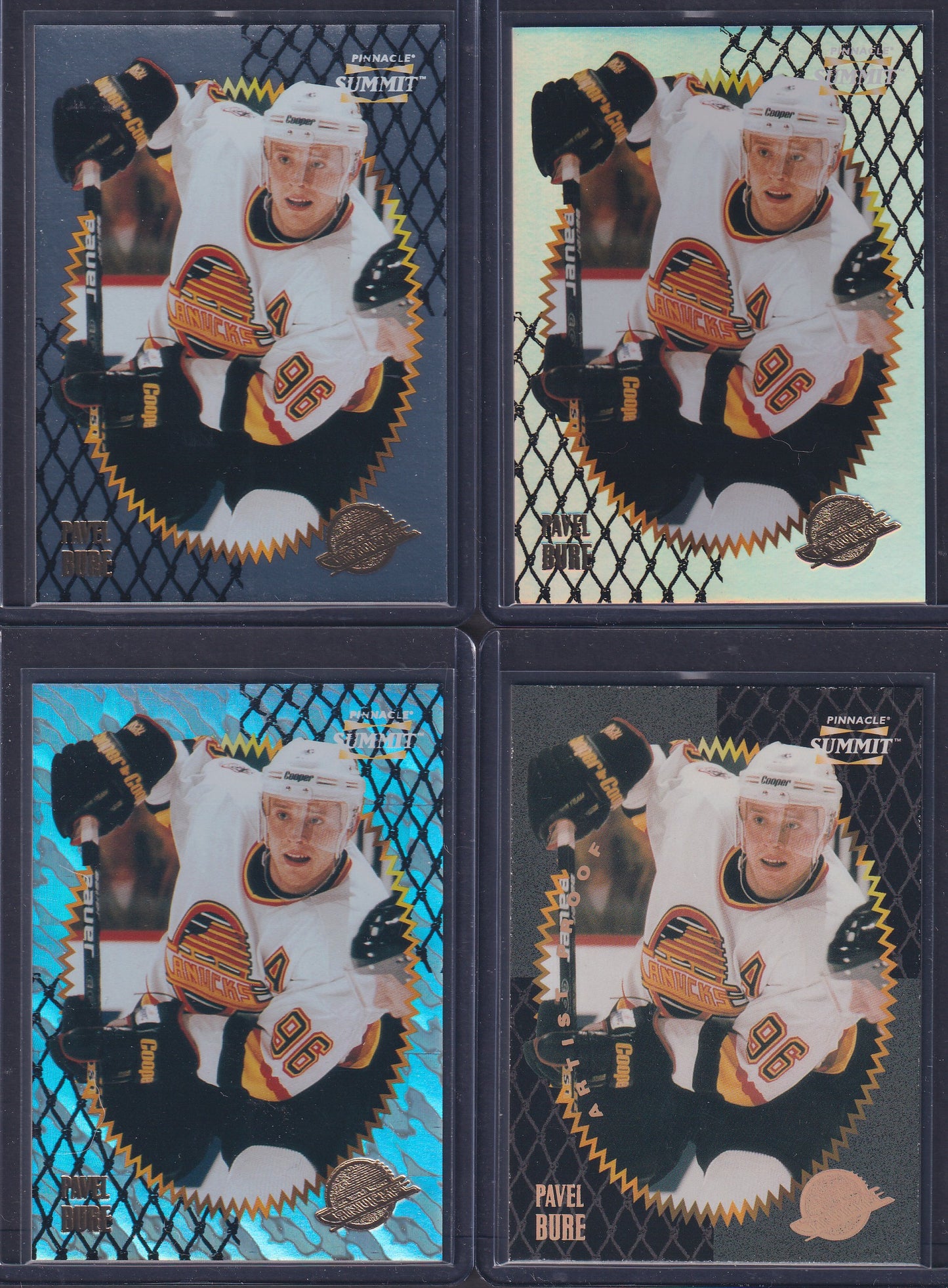 PAVEL BURE - 1996 Pinnacle Summit Metal, Premium Stock, Ice, Artist Proof #42