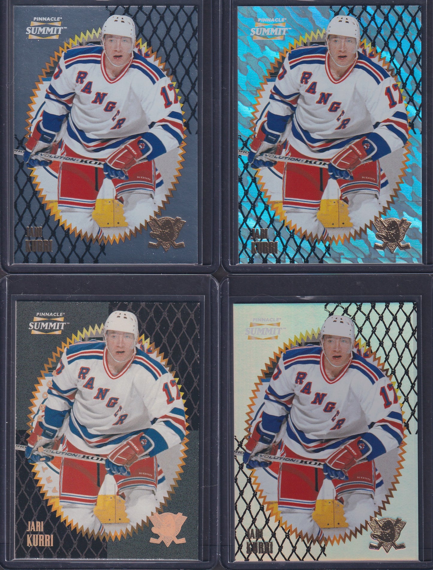 JARI KURRI - 1996 Pinnacle Summit Metal, Premium Stock, Ice, Artist Proof #47