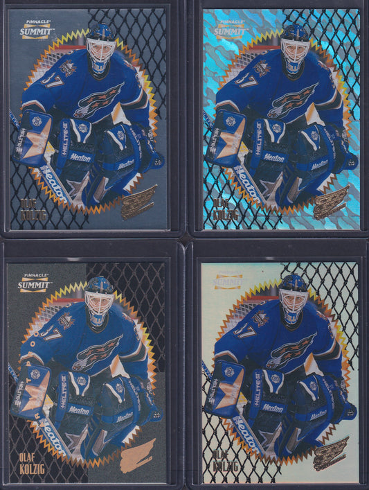 OLAF KOLZIG - 1996 Pinnacle Summit Metal, Premium Stock, Ice, Artist Proof #48