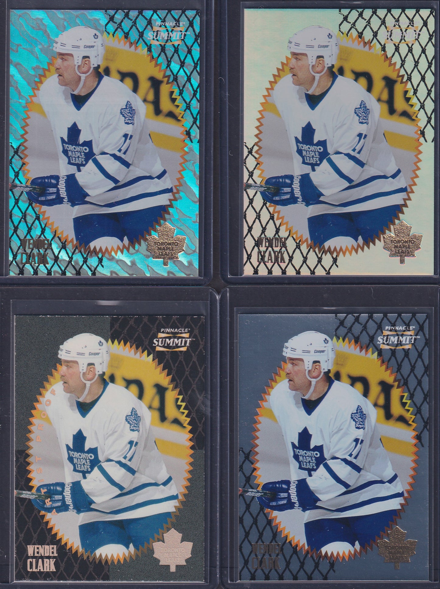 WENDEL CLARK - 1996 Summit Metal, Premium Stock, Ice, Artist Proof #140