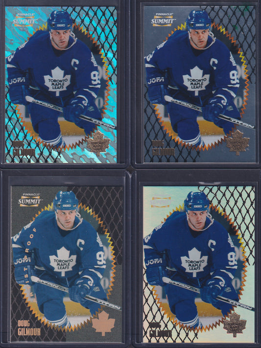 DOUG GILMOUR - 1996 Pinnacle Summit Metal, Premium Stock, Ice, Artist Proof #118