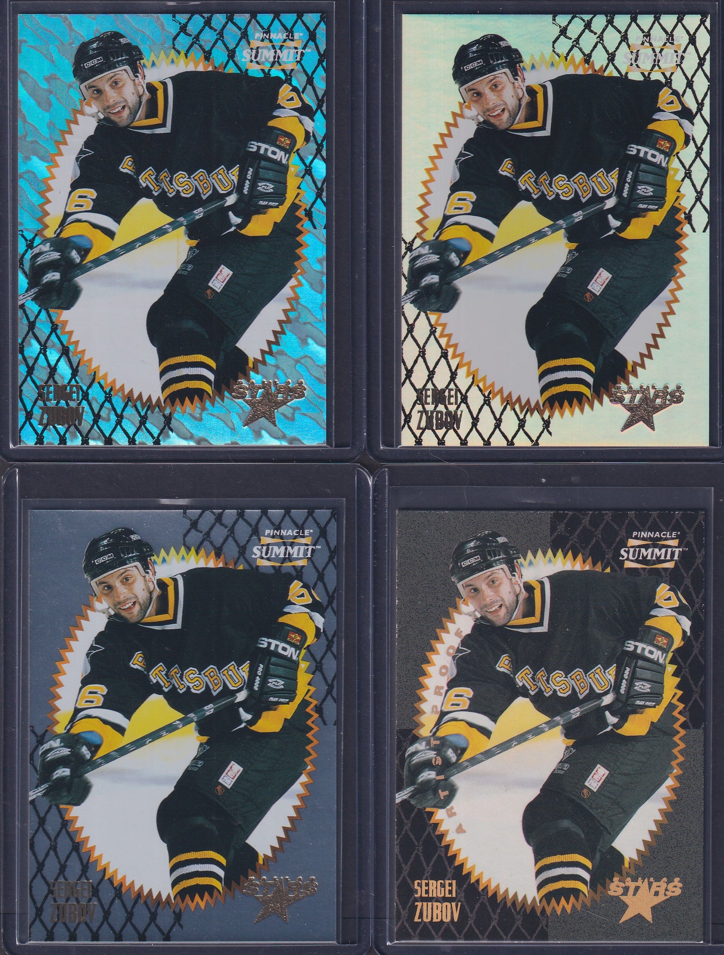 SERGEI ZUBOV - 1996 Pinnacle Summit Metal, Premium Stock, Ice, Artist Proof #119