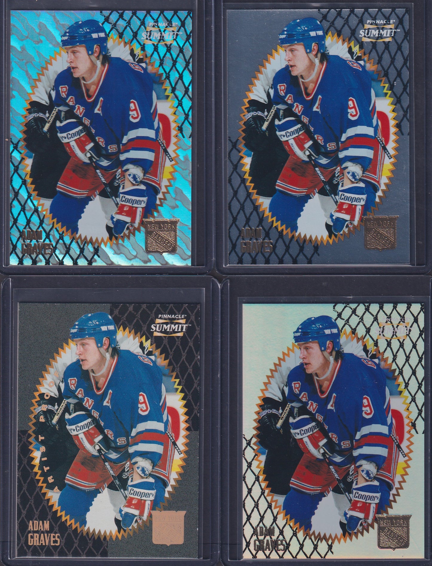 ADAM GRAVES - 1996 Pinnacle Summit Metal, Premium Stock, Ice, Artist Proof #120