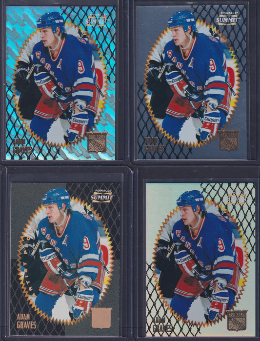 ADAM GRAVES - 1996 Pinnacle Summit Metal, Premium Stock, Ice, Artist Proof #120