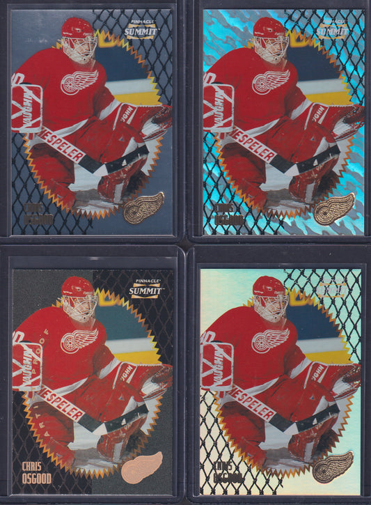 CHRIS OSGOOD - 1996 Pinnacle Summit Metal, Premium Stock, Ice Artist Proof #135