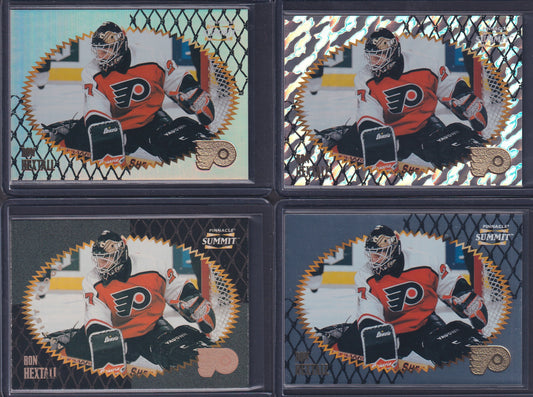 RON HEXTALL - 1996 Pinnacle Summit Metal, Premium Stock, Ice, Artist Proof #100