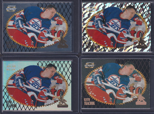 KEITH TKACHUK - 1996 Pinnacle Summit Metal, Premium Stock, Ice Artist Proof #104