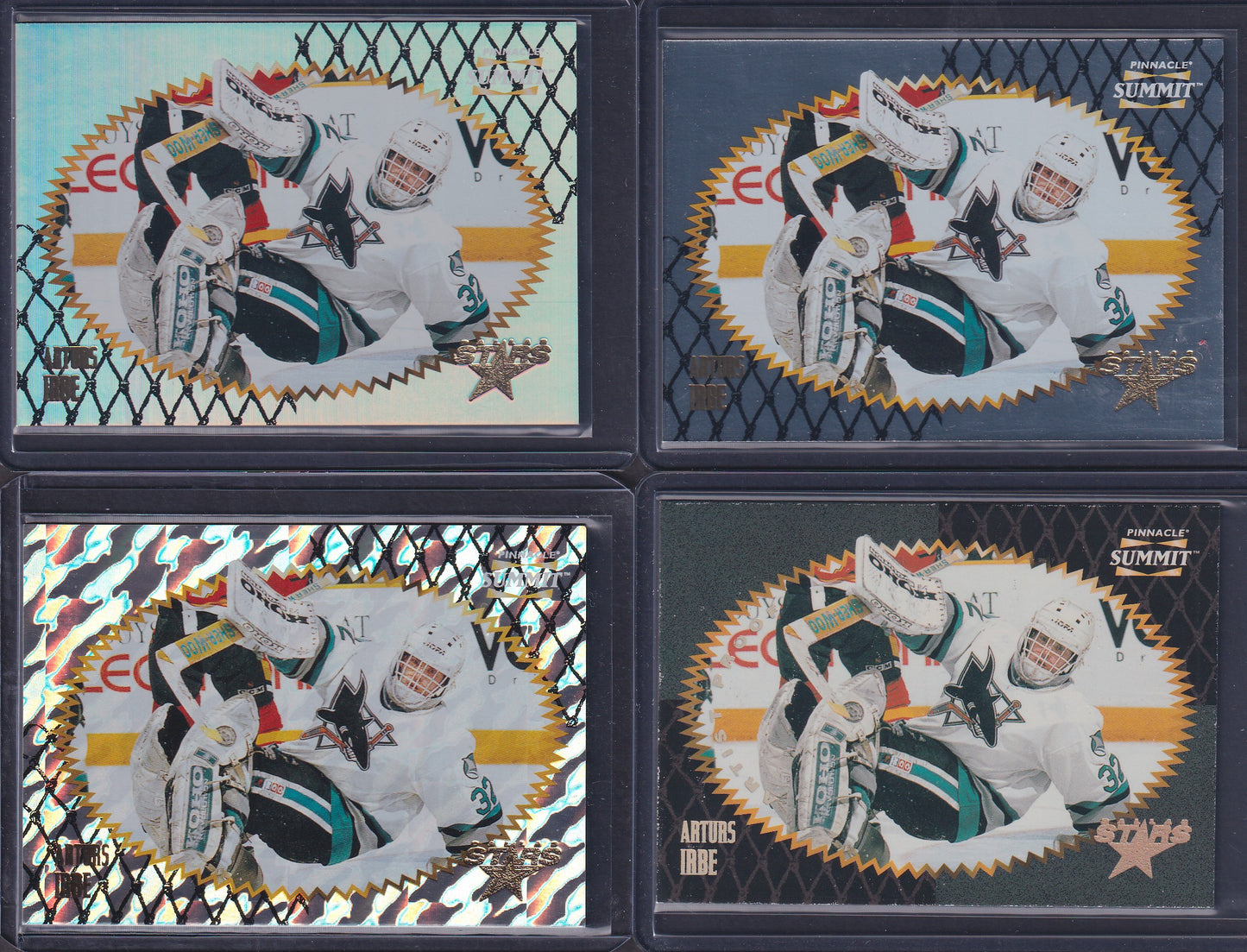 ARTURS IRBE - 1996 Pinnacle Summit Metal, Premium Stock, Ice, Artist Proof #110