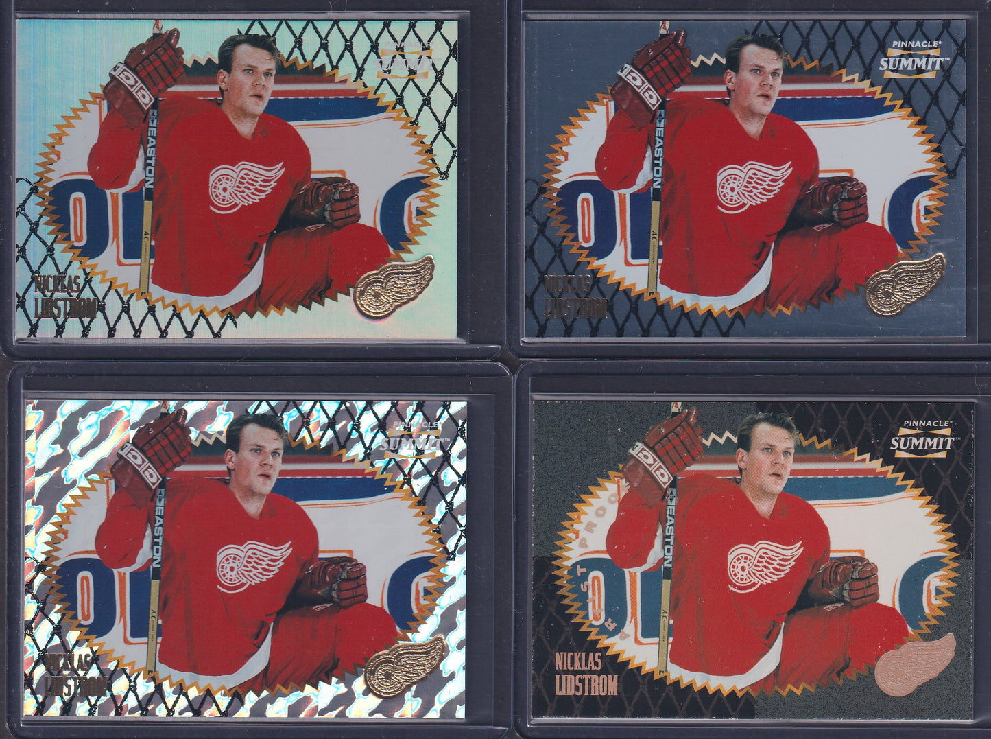 NICKLAS LIDSTROM - 1996 Summit Metal, Premium Stock, Ice, Artist Proof #112