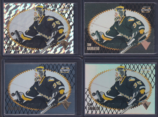 TOM BARRASSO - 1996 Pinnacle Summit Metal, Premium Stock, Ice, Artist Proof #93