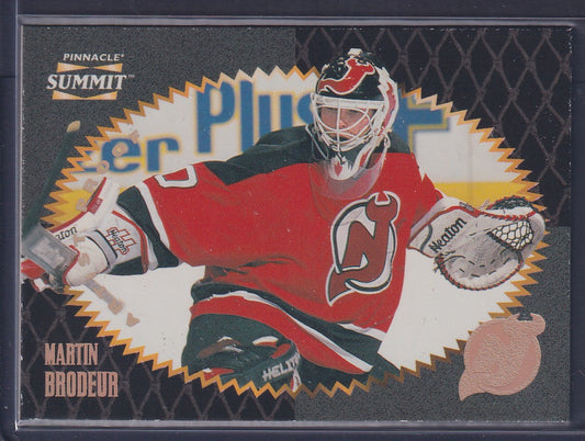 MARTIN BRODEUR - 1996 Pinnacle Summit Artist Proof #114