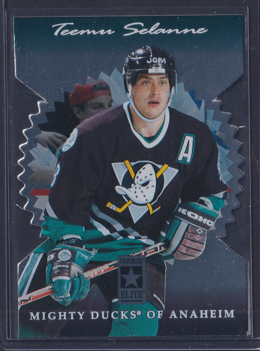 TEEMU SELANNE - 1996 Donruss Elite Stars Die Cut #59