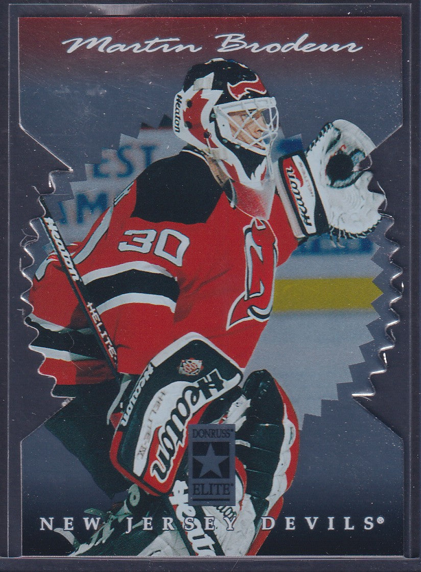 MARTIN BRODEUR - 1996 Donruss Elite Stars Die Cut #16