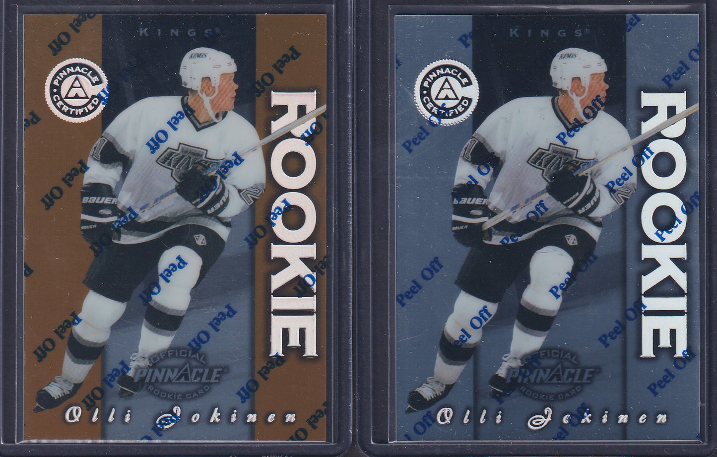 OLLI JOKINEN - 1997 Pinnacle Certified Rookie Silver & Gold #F