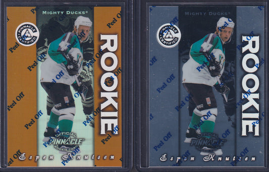 ESPEN KNUTSEN - 1997 Pinnacle Certified Rookie Silver & MIRROR GOLD #K