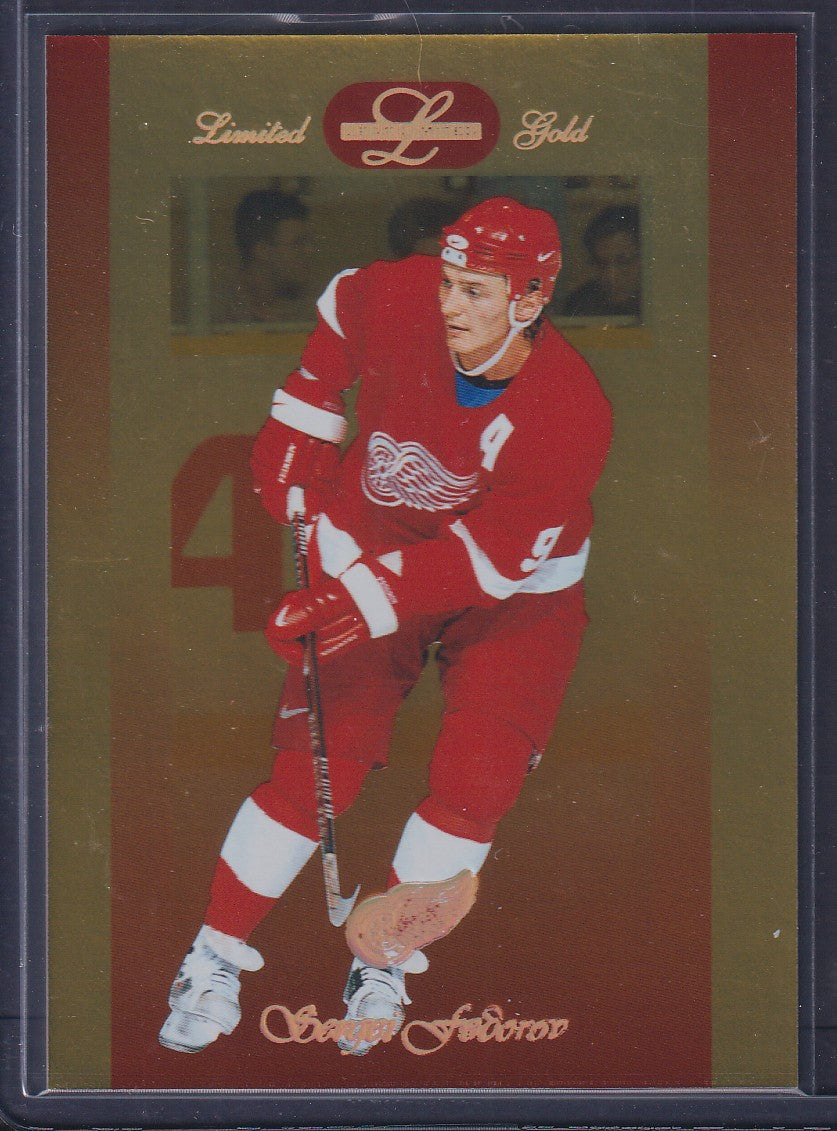 SERGEI FEDOROV - 1996 Donruss Leaf Limited Gold #61