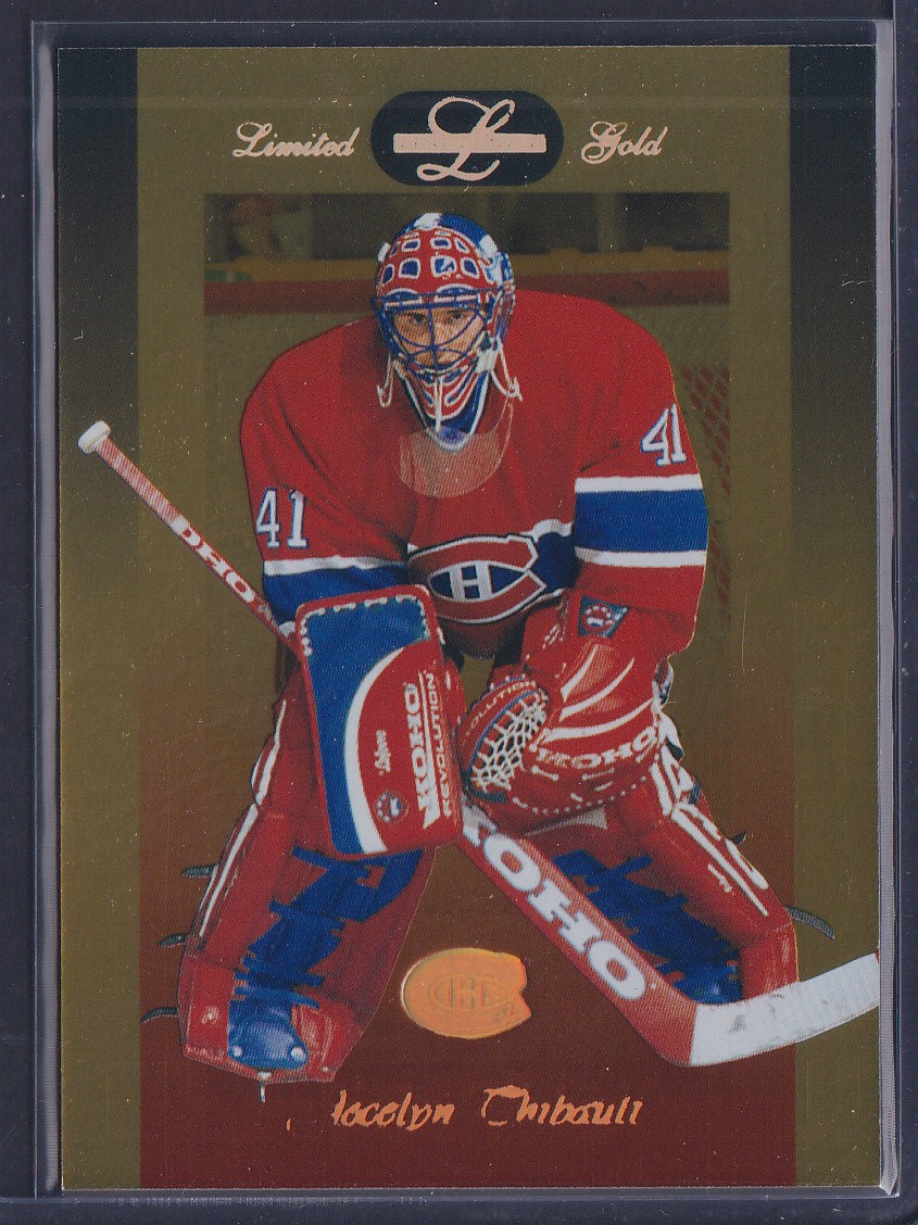 JOCELYN THIBAULT - 1996 Donruss Leaf Limited Gold #44