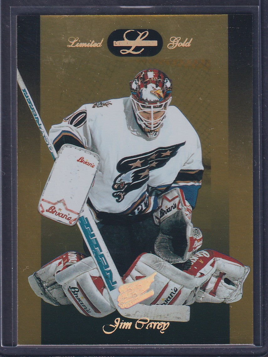 JIM CAREY - 1996 Donruss Leaf Limited Gold #16