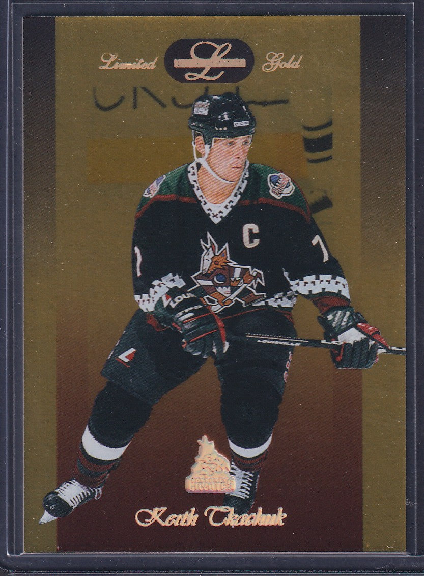 KEITH TKACHUK - 1996 Donruss Leaf Limited Gold #3