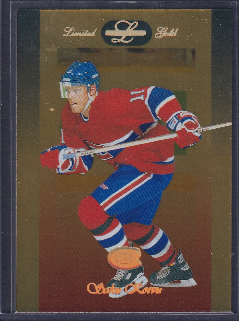 SAKU KOIVU - 1996 Donruss Leaf Limited Gold #10