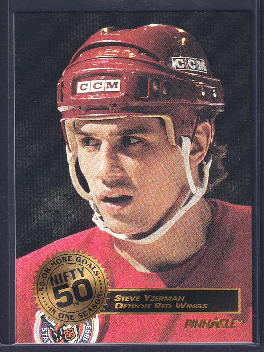 STEVE YZERMAN - 1993 Score Pinnacle Nifty 50 #8