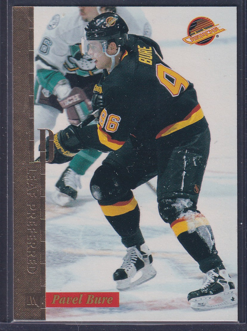 PAVEL BURE - 1996 Donruss Leaf Preferred Press Proofs GOLD, SSP #94