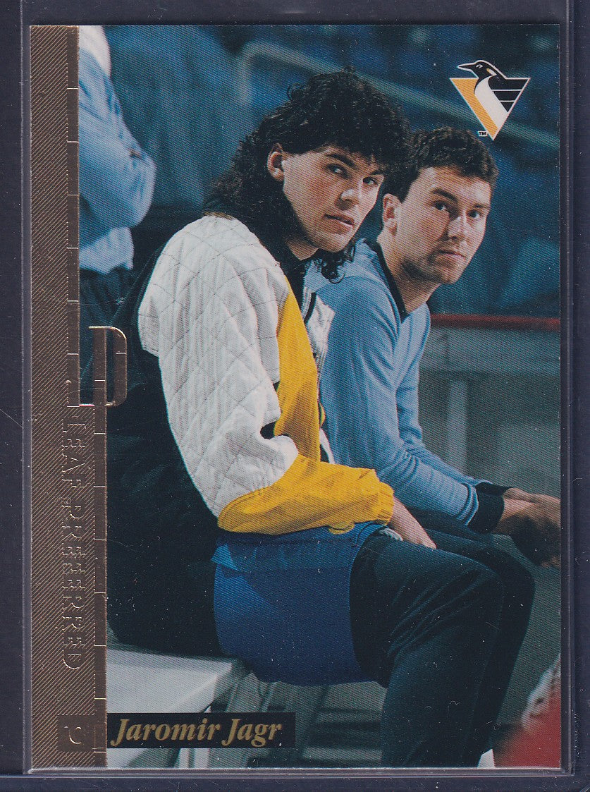 JAROMIR JAGR - 1996 Donruss Leaf Preferred Press Proofs GOLD, SSP #22