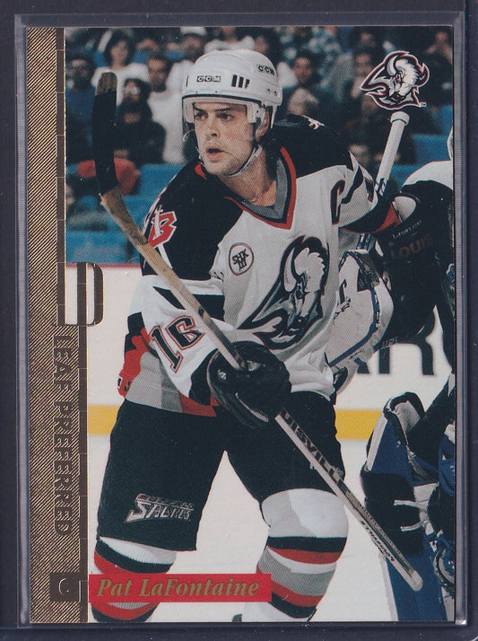 PAT LAFONTAINE - 1996 Donruss Leaf Preferred GOLD Press Proof, /250 #11