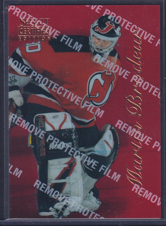 MARTIN BRODEUR - 1996 Pinnacle Select Certified Red #6