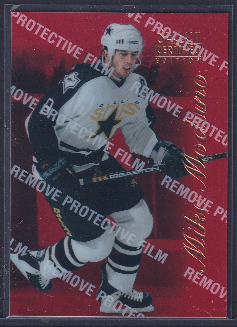 MIKE MODANO - 1996 Pinnacle Select Certified Red w/ Coating #2