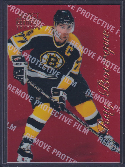 RAY BOURQUE - 1996 Pinnacle Select Certified Red w/ Coating #5