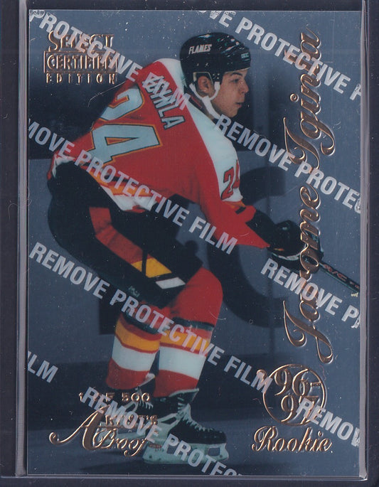 JAROME IGINLA - 1996 Pinnacle Select Certified Artist's Proof Coating, /500 #93