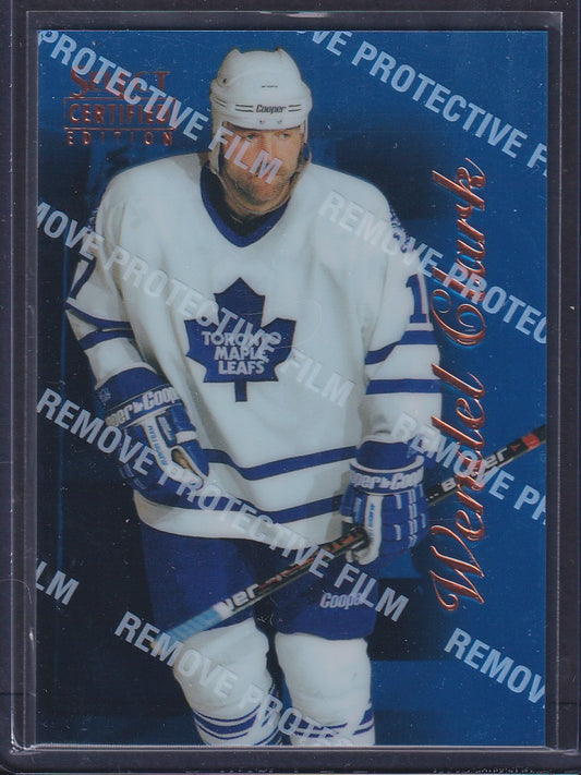 WENDAL CLARK - 1996 Pinnacle Select Certified Blue w/ Coating #65