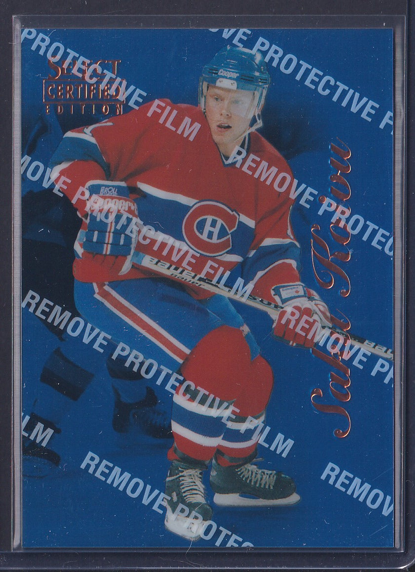 SAKU KOIVU - 1996 Pinnacle Select Certified Blue w/ Coating #64