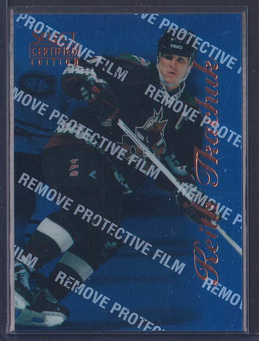 KEITH TKACHUK - 1996 Pinnacle Select Certified Blue w/ Coating #24