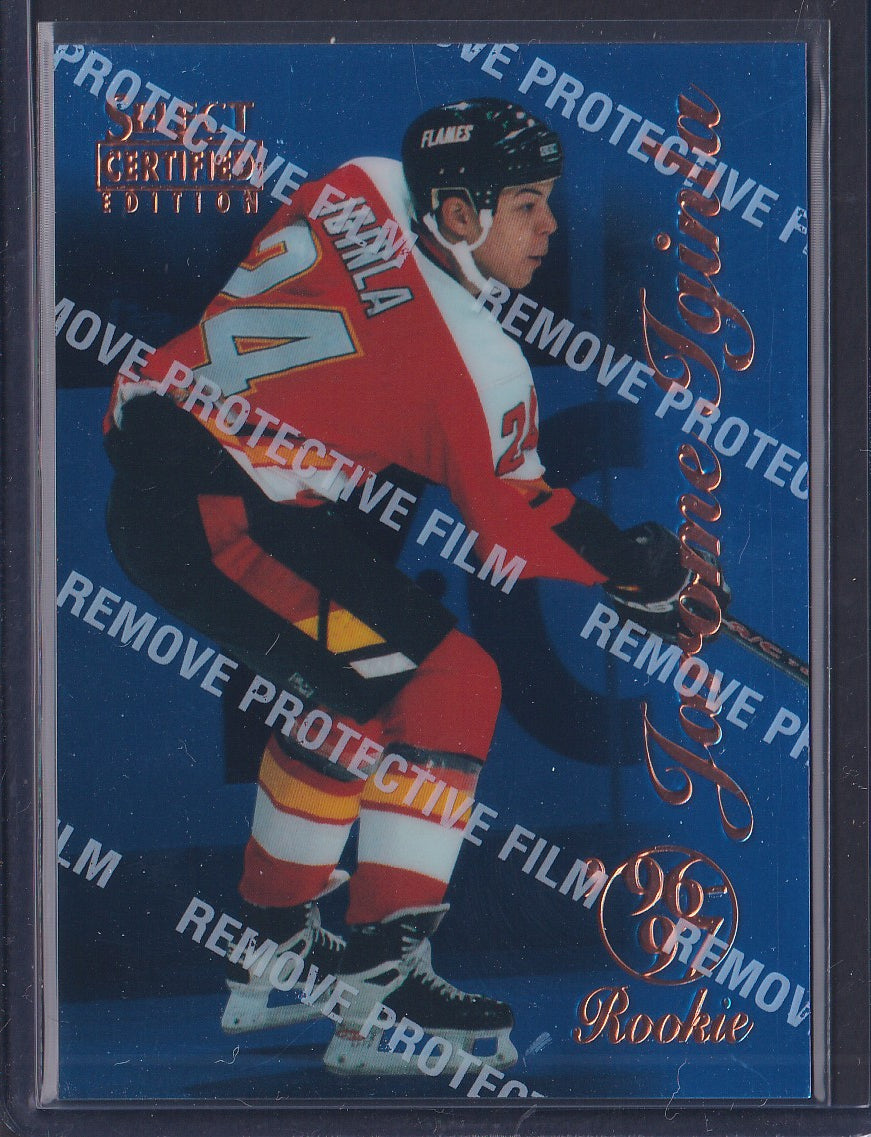 JAROME IGINLA - 1996 Pinnacle Select Certified Blue w/ Coating #93