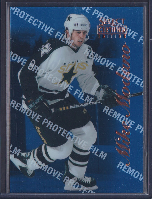 MIKE MODANO - 1996 Pinnacle Select Certified Blue w/ Coating #2
