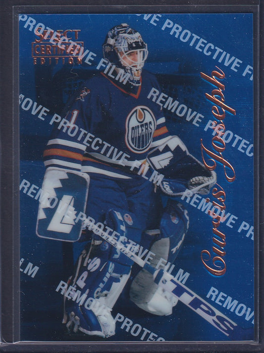 CURTIS JOSEPH - 1996 Pinnacle Select Certified Blue w/ Coating #66