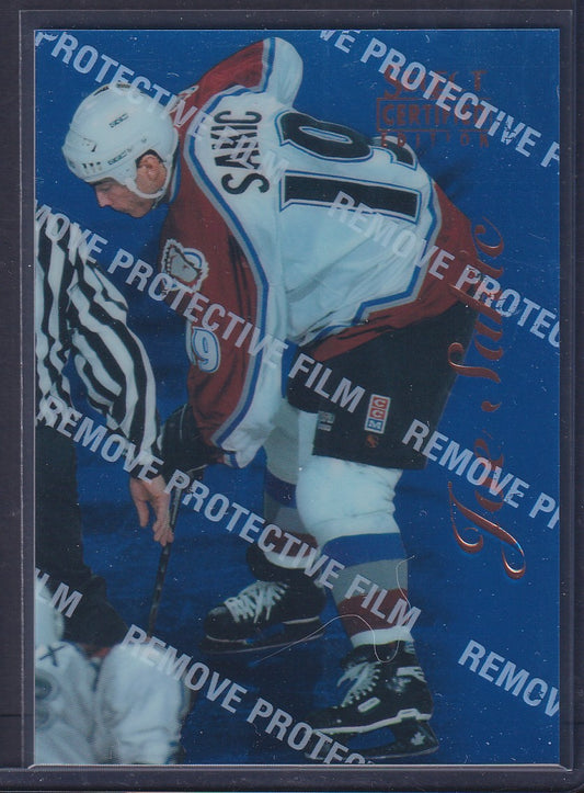 JOE SAKIC - 1996 Pinnacle Select Certified Blue w/ Coating #16