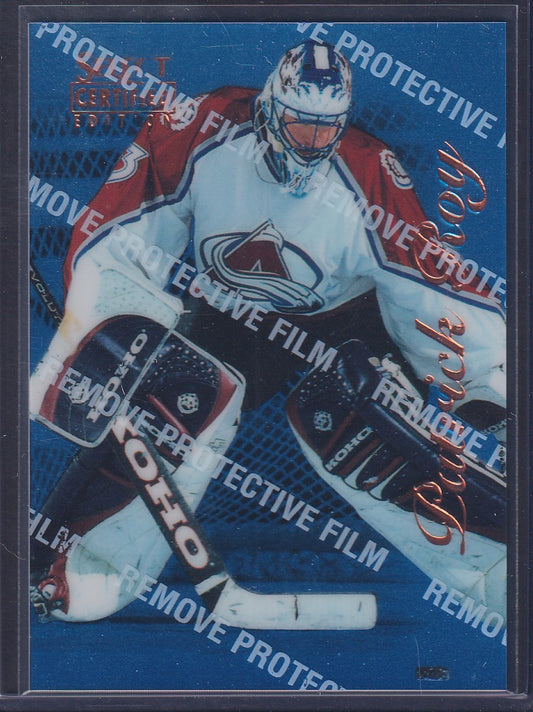 PATRICK ROY - 1996 Pinnacle Select Certified Blue w/ Coating #81