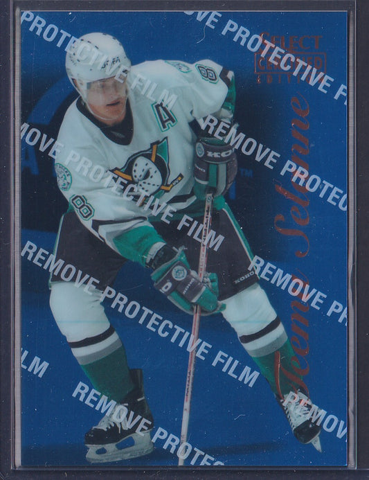 TEEMU SELANNE - 1996 Pinnacle Select Certified Blue w/ Coating #32