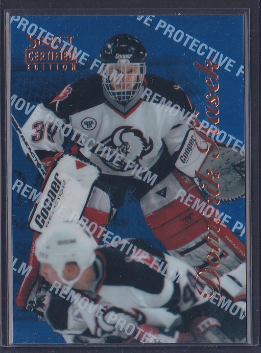 DOMINIK HASEK - 1996 Pinnacle Select Certified Blue w/ Coating #74