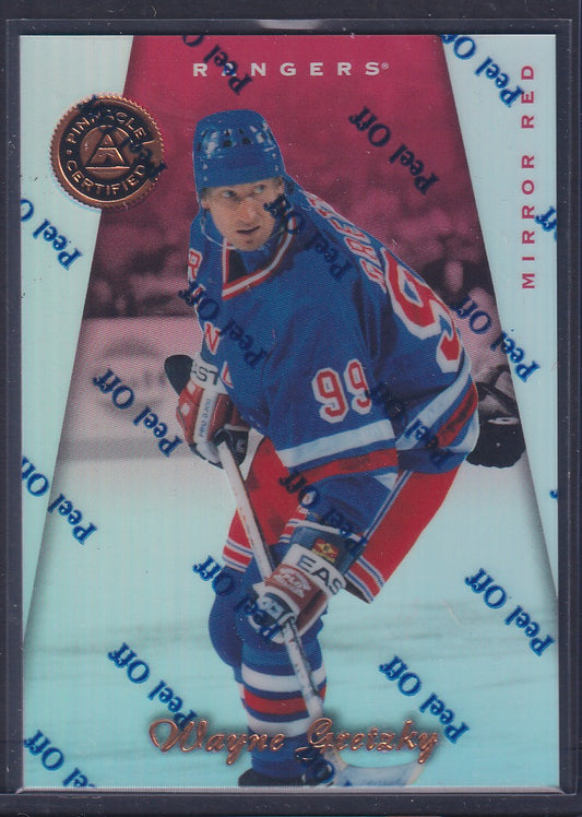 WAYNE GRETZKY - 1997 Pinnacle Certified Mirror Red w/ Coating #100