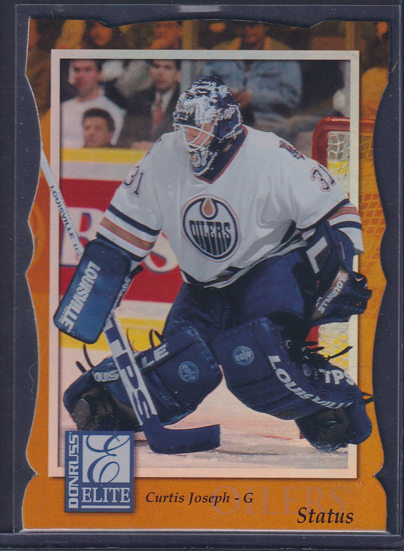 CURTIS JOSEPH - 1997 Donruss Elite Status Die Cut #19, xxx/100