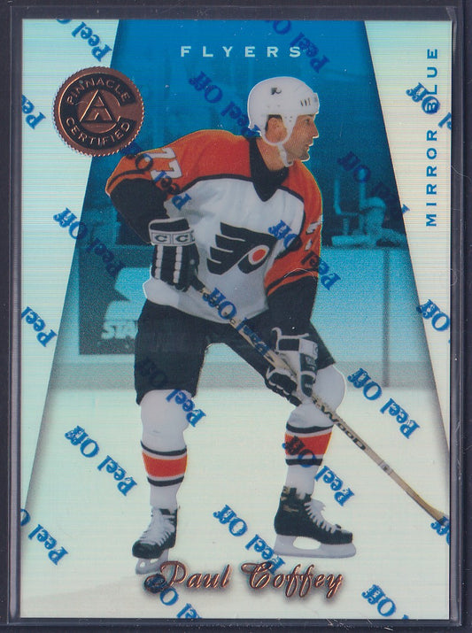 PAUL COFFEY - 1997 Pinnacle Certified Mirror Blue w/ Coating #102