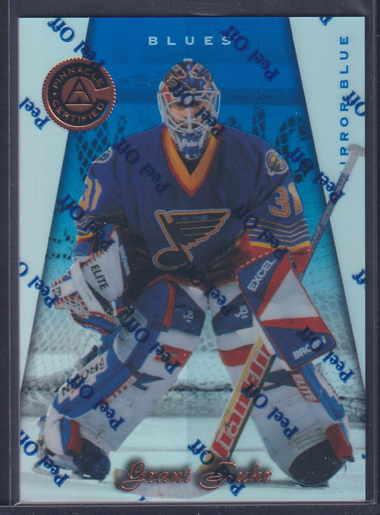 GRANT FUHR - 1997 Pinnacle Certified Mirror Blue w/ Coating #10