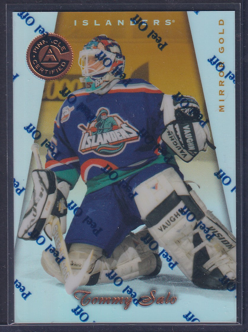 TOMMY SALO - 1997 Pinnacle Certified Mirror Gold w/ Coating #24